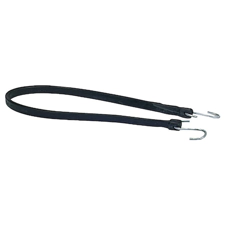 All-Source 35.5 In. Hook-to-Hook Black Rubber Tarp Strap 574284